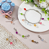 Bicone Pendant Stitch Markers HJEW-AB00489-4