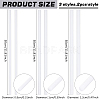 BENECREAT 6Pcs 3 Style Round Plastic Sticks TOOL-BC0002-51A-2