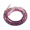Natural Ruby Beads Strands G-D0013-01-2