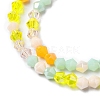 Electroplate Glass Beads Strands X1-EGLA-D018-02D-3