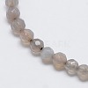 Natural Agate Round Beads Strand G-L084-4mm-08-2