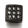 304 Stainless Steel Rhinestone Beads STAS-G350-21EB-1