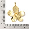 Rack Plating Brass Pendants KK-A229-23G-3