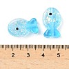 Handmade Foil Lampwork Fish Beads FOIL-Z001-01D-1-3