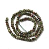 Dyed Natural Malaysia Jade Rondelle Beads Strands G-E316-2x4mm-43-5