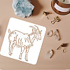 Plastic Reusable Drawing Painting Stencils Templates DIY-WH0172-868-3