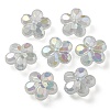 UV Plating Luminous Transparent Acrylic Beads OACR-P010-16D-1