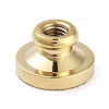 Texture Theme Roung Brass Stamp Head AJEW-M036-06D-G-3