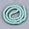Handmade Polymer Clay Beads Strands X-CLAY-R089-6mm-121-2