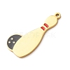 304 Stainless Steel with Black Enamel Pendants SA-CBA061A-01G-2