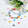 Handmade Millefiori Glass Bead Strands LAMP-OC0001-64-5