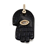 Synthetic Blue Goldstone Carved Pendants GG-CBA5963-01K-NH-1
