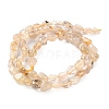 Natural Gold Rutilated Quartz Beads Strands G-P497-01C-33-3