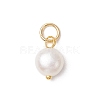 Natural Cultured Freshwater Pearl Potato Charms PALLOY-JF03920-02-3