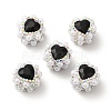 Polymer Clay Rhinestone Beads RGLA-D050-04E-2