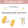 Gypsum with Cotton Cord Artificial Flower Core DIY-WH20007-36B-11-2