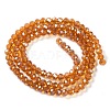 Electroplate Glass Beads Strands EGLA-A034-T6mm-A19-4
