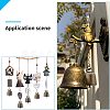Retro Iron Bell Pendants IFIN-NB0001-28-7