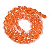 Transparent Electroplate Glass Beads Strands EGLA-N013-T10mm-B09-2