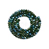 Electroplate Glass Beads Strands EGLA-A044-T3mm-L24-3