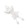 Frosted Acrylic Pendants PALLOY-JF04048-4