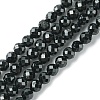 Natural Black Tourmaline Beads Strands LS-G-F748-Y01-03-1