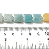 Natural Flower Amazonite Beads Strands G-L596-A14-01-5