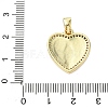 Brass Micro Pave Cubic Zirconia Pendants KK-K368-03A-G-3