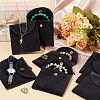 Square Velvet Jewelry Package Bags ABAG-WH0035-055A-02-5