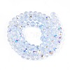 Transparent Glass Beads Strands EGLA-N016-6mm-02-2