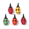 Halloween Theme Dyed Synthetic Turquoise Pendants PALLOY-JF02658-1