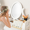 Bamboo Slant Back Necklace Organizer Display Stands NDIS-WH20004-01A-4