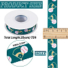 25 Yards Sport Ball Theme Printed Polyester Grosgrain Ribbon OCOR-WH20002-03A-05-2