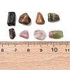 Natural Multicolor Tourmaline Chip Beads G-O103-07A-3