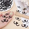 2 Bags Felt Craft Doll Mouth AJEW-FG0004-92-3