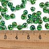 6/0 Inside Colours Fringe Glass Seed Beads SEED-A034-03G-4
