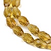 Transparent Glass Beads Strands EGLA-N013-T8mm-D08-3