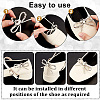 8Pcs 4 Styles Detachable Alloy Rhinestone Shoe Buckle Clips FIND-PH0021-57-3