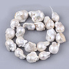 Natural Baroque Pearl Keshi Pearl Beads Strands PEAR-Q015-007-1