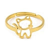 201 Stainless Steel Adjustable Ring for Women RJEW-D082-01I-2