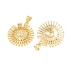 Brass Pendants KK-D232-17G-02-2