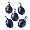 Natural Lapis Lazuli Pendants G-Z055-03P-13-1