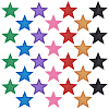 28Pcs 7 Colors Polyester Computerized Embroidery Cloth Iron on/Sew on Patches PATC-FG0003-19-1