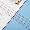 DIY 304 Stainless Steel Cable Chains Necklace Making Kits DIY-SZ0001-80P-3