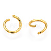 PVD Vacuum Plating 304 Stainless Steel Open Jump Rings X-STAS-R049-6x0.8mm-G-2