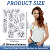 PVA Water-soluble Embroidery Aid Drawing Sketch DIY-WH0514-020-2