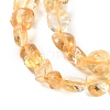 Heated Natural Citrine Beads Strands X-G-P497-01C-39-5