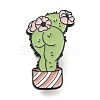 Cactus & Flower Enamel Pins JEWB-P021-B02-1