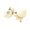 Alloy Enamel Pendants ENAM-F162-02A-01-2