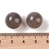 Natural Grey Agate No Hole Sphere Beads G-K353-04C-06-3